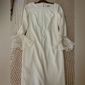Calvin Klein beautiful white dress!